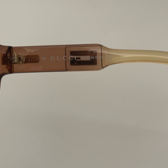 Gucci Square Brown Vintage Sunglasses 2477/S - Picture 5 of 10